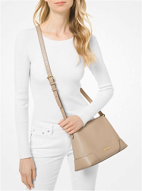 michael michael kors crosby medium pebbled leather messenger|Crosby Medium Pebbled Leather Messenger .